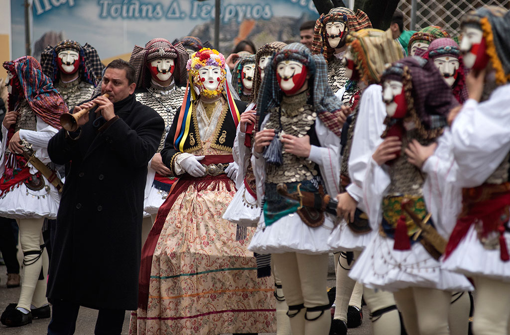 Naoussa Karneval Apokries Janitsari Griechenland